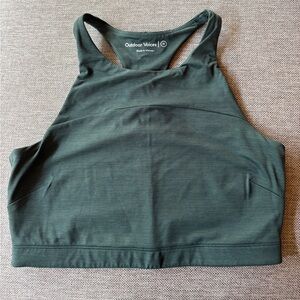 Outdoor Voices Forest Green Sports Bra